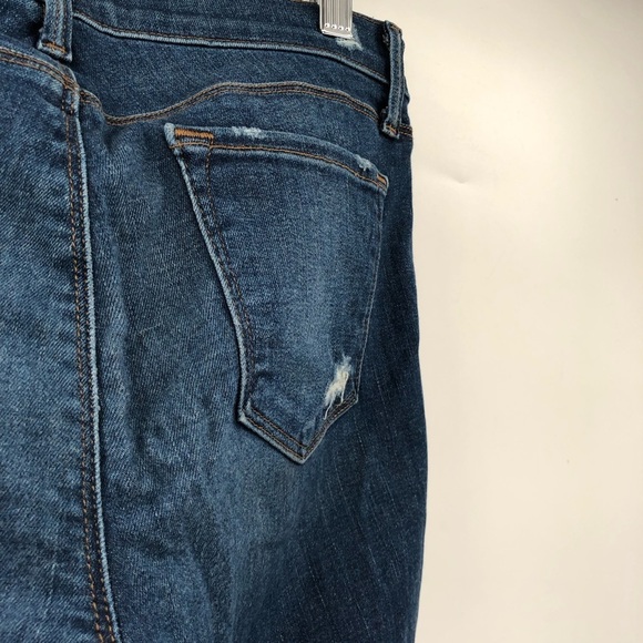 J BRAND Ankle Crop Jeans Skinny Distressed Ripped Stretch Denim Women 27 Affin - Picture 5 of 8